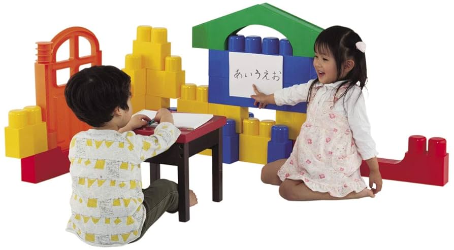 お家が作れる 全身でブロック　⭐︎2箱分⭐︎ おうち」がつくれる超特大ブロック！全身でブロック 入って